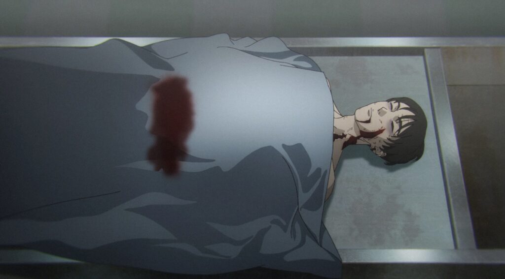 Haibara came back with his partner from the mission as a cold corpse