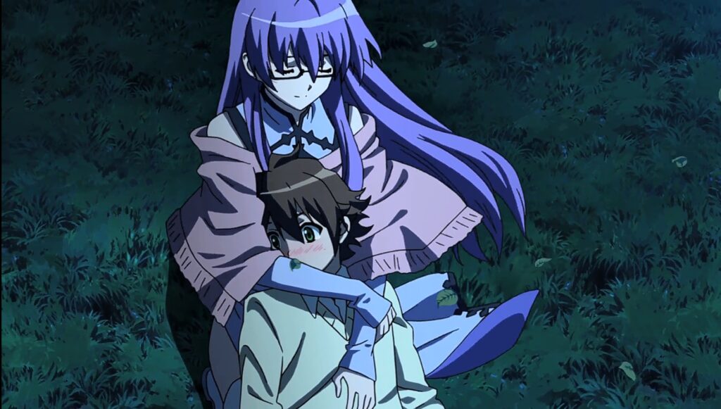 Sheele's disposition made her comfort Tatsumi by hugging him