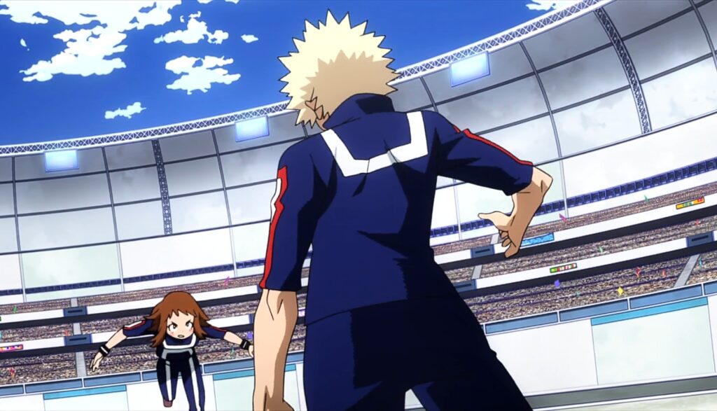 Bakugo learned in his fight with Uraraka Ochoko