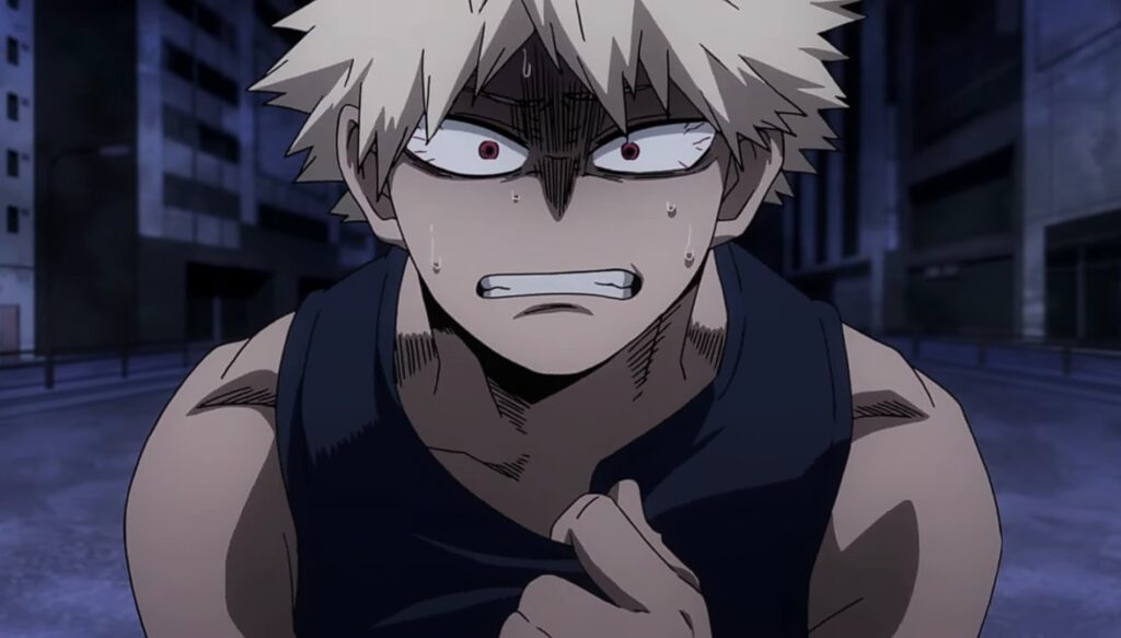 Bakugo mentions that to Deku with much grief