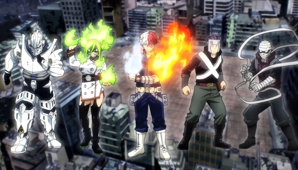 Man of Devastating Flame Dabi will be sent to Camino Ward to face Todoroki Shoto, his younger brother, and all sidekicks of Endeavor.