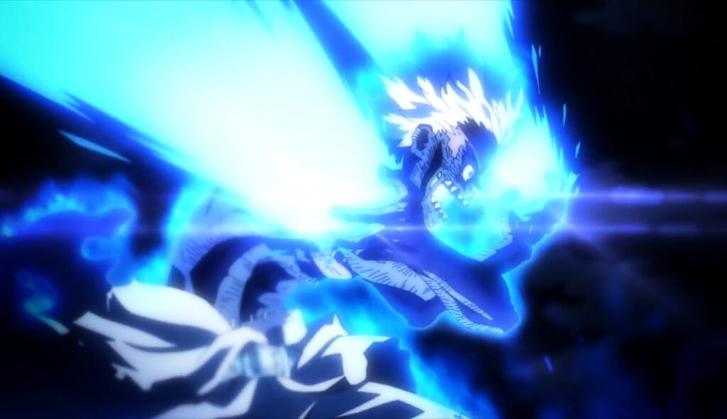 In the ongoing battle of Dabi vs Todoroki Shoto in My Hero Academia episode 146, Dabi used the most powerful move of Endeavor's prime, the Flashfire Fist