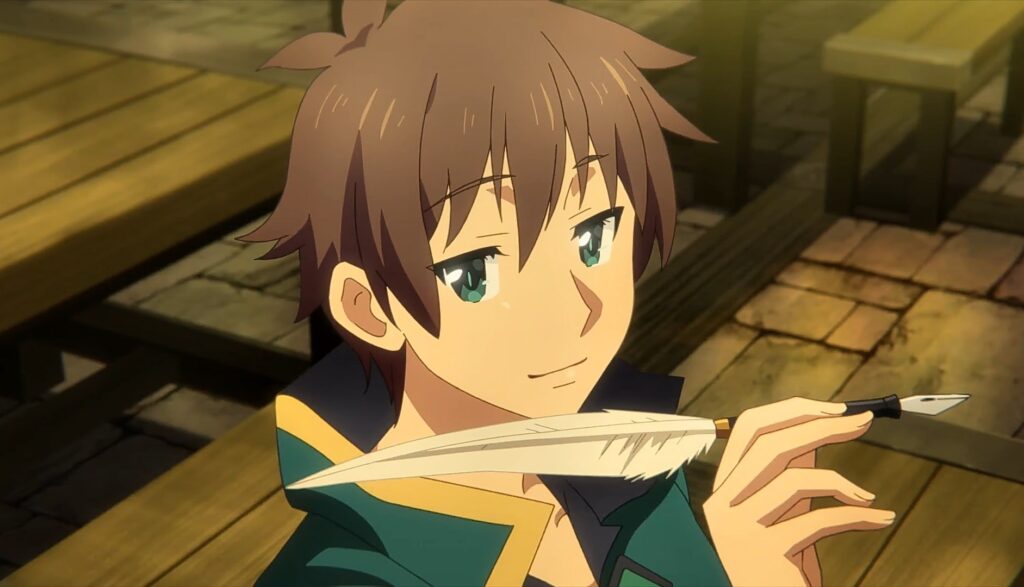 In KonoSuba season 3, Satou Kazuma is shown in more detail than in its previous installments