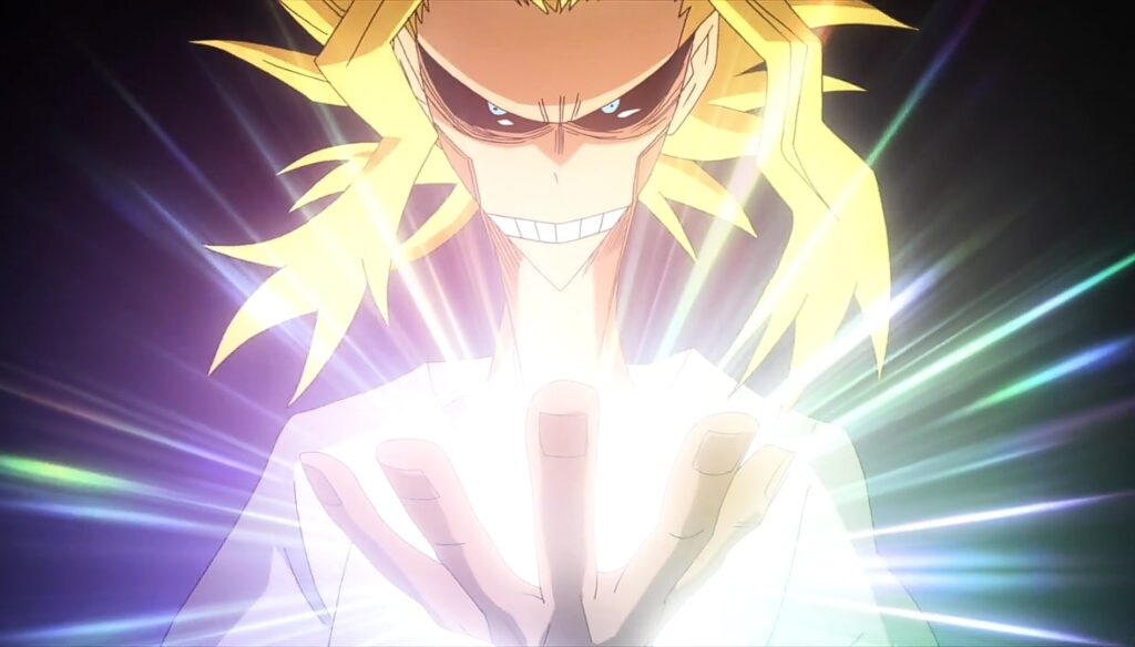 All Might transferred the quirk One For All 