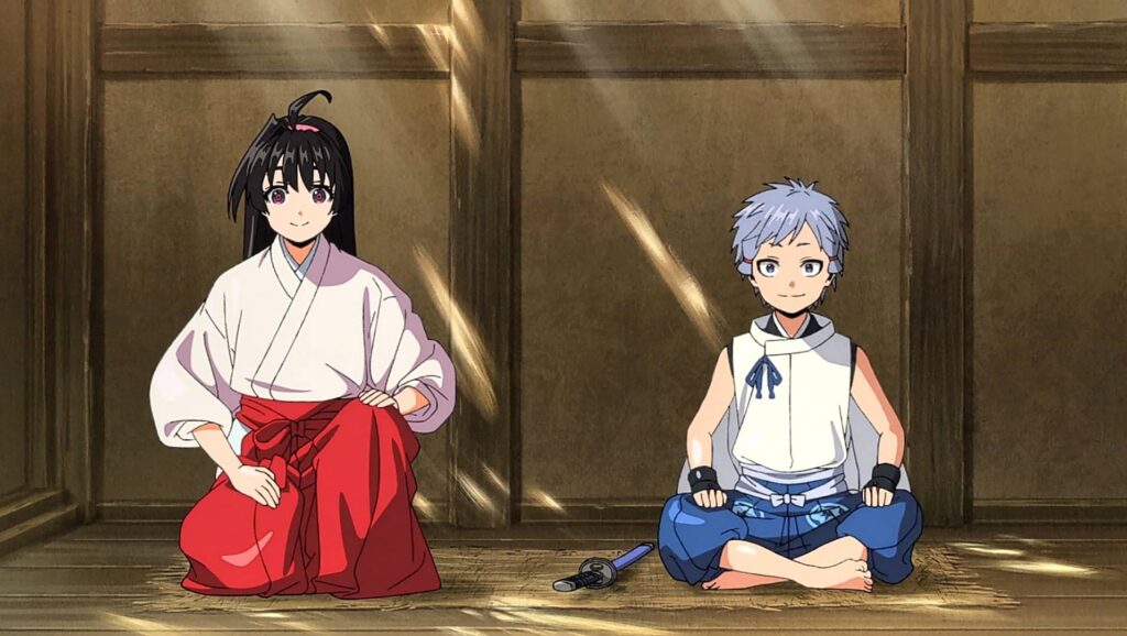 Nezu Kojiro of the Nezu clan and Michizuki Ayako of the Mochizuki clan