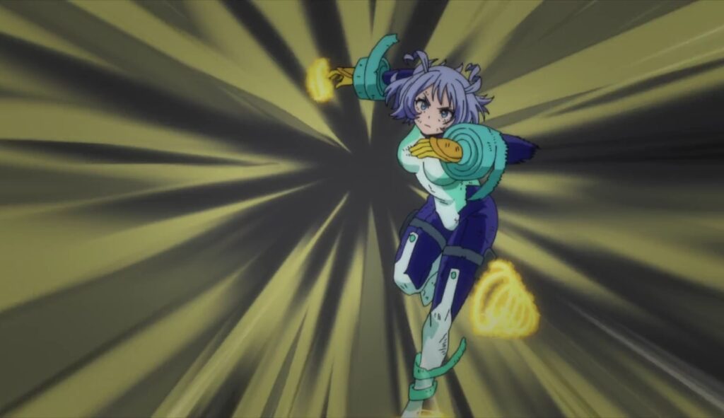 Nejire distracted Tomura with her attacks