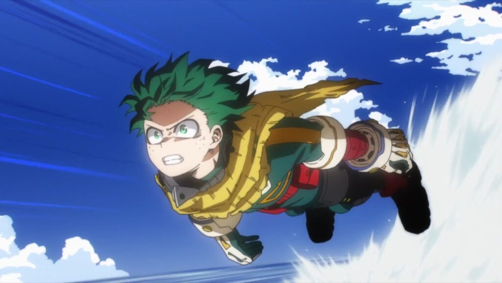 Deku still is nowhere near his designated spot in My Hero Academia episode 150