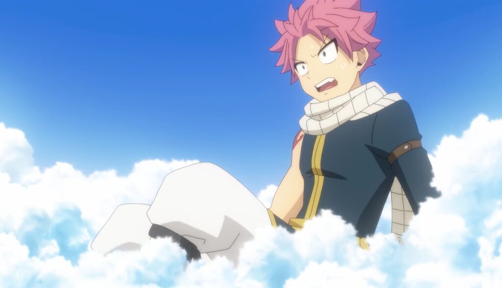 at first glance, after Natsu's soul is extracted by Wreath, he seems to have gone to the afterlife